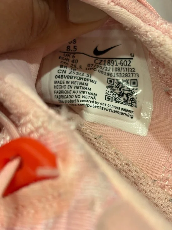 Nike Free Run 5.0 Next Nature Medium Soft Pink/Light Crimson" Colorway Sz 8.5 - Picture 10 of 11